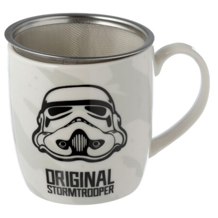 Stormtrooper Porcelain Mug with Infuser & Lid - Image 4