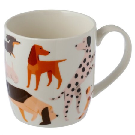 Dogs Porcelain Mug with Infuser & Lid - Image 4