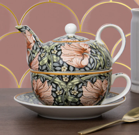 Wm. Morris Pimpernel design - teapot for one