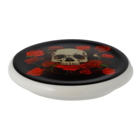 Skulls & Roses Porcelain Mug with Infuser & Lid - Image 5